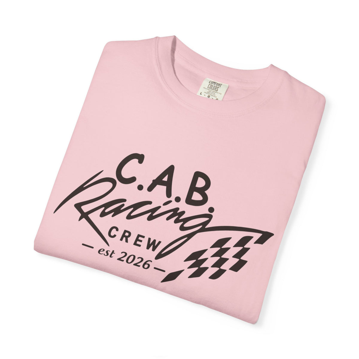 Racing Crew T-Shirt — C.A.B. Racing Helmet Graphic Tee