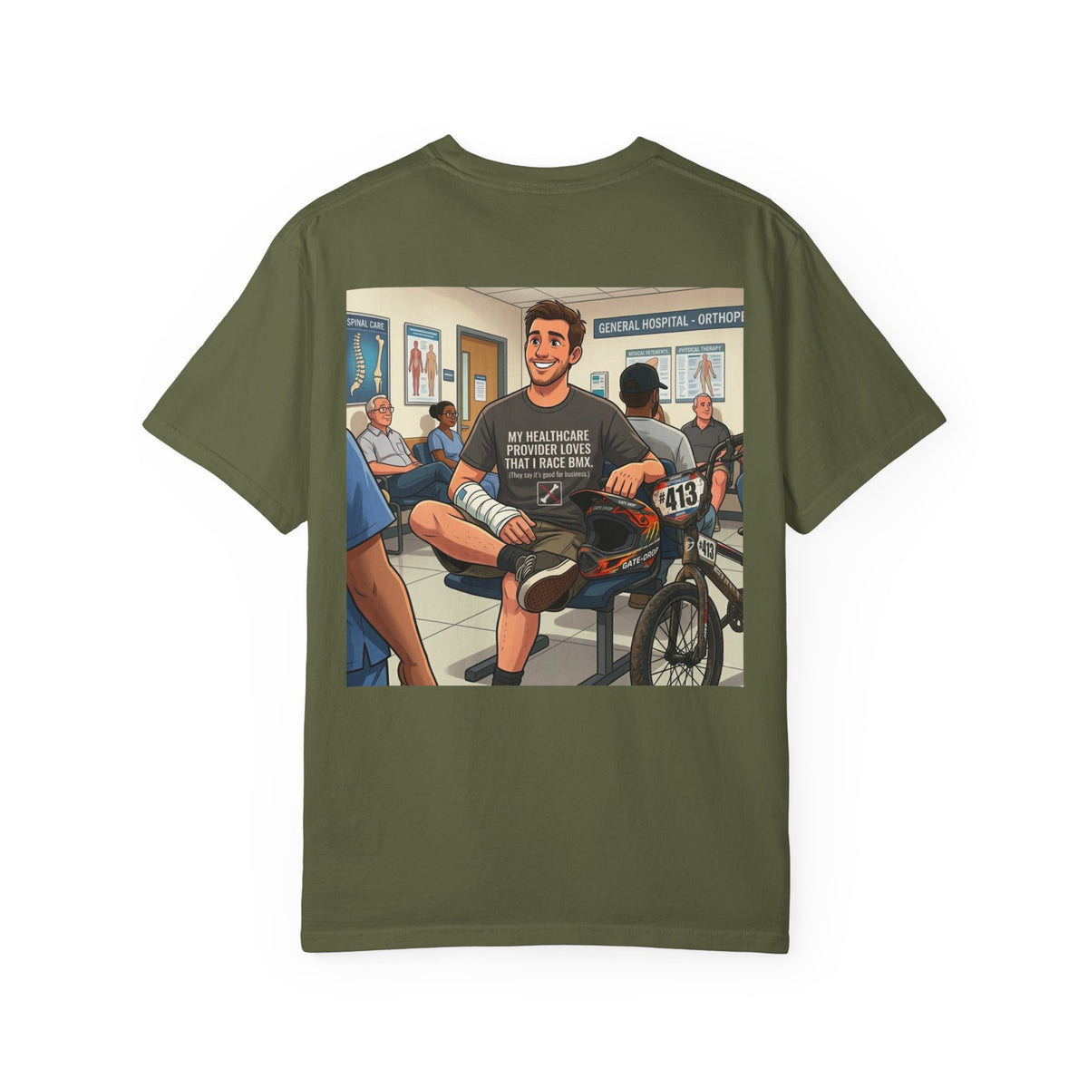 C.A.B. Racing  Crew — "Healthcare" Graphic T-Shirt