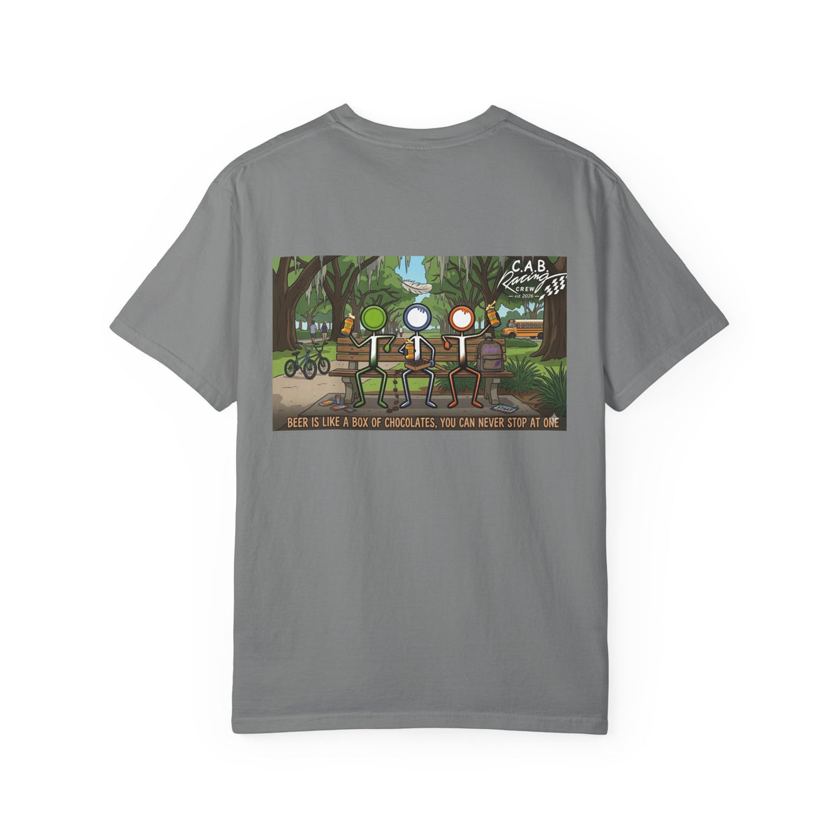 Racing Crew T-Shirt — C.A.B. Racing "Gump" Graphic Tee