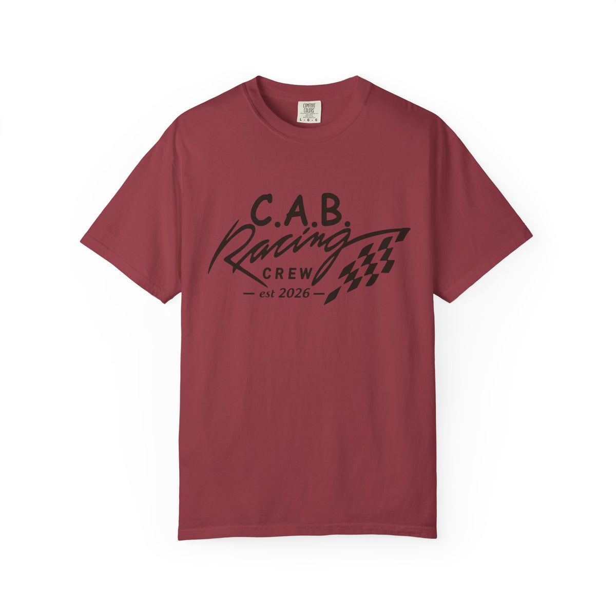 Racing Crew T-Shirt — C.A.B. Racing Helmet Graphic Tee