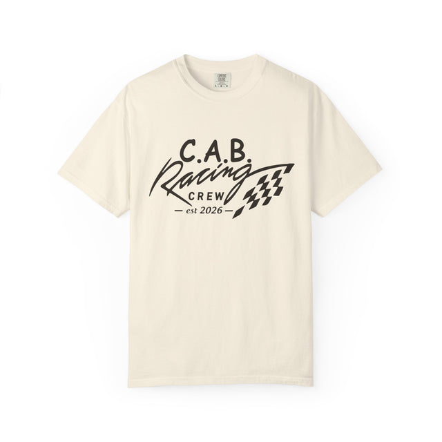 Racing Crew T-Shirt — C.A.B. Racing Helmet Graphic Tee