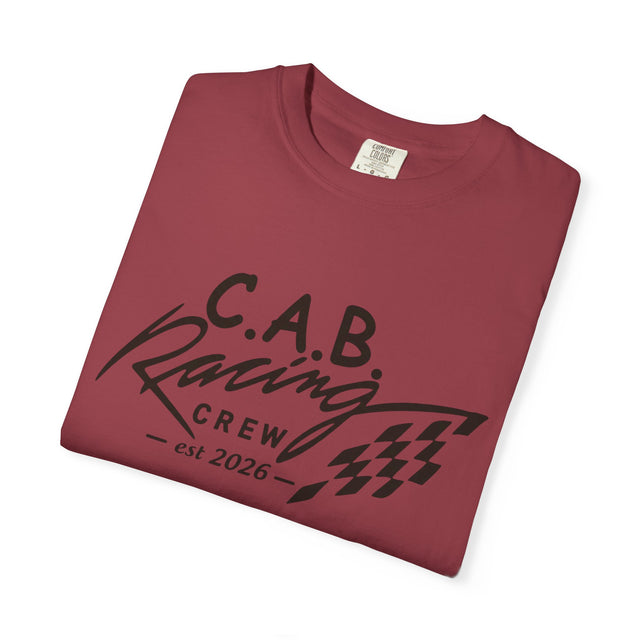 Racing Crew T-Shirt — C.A.B. Racing Helmet Graphic Tee