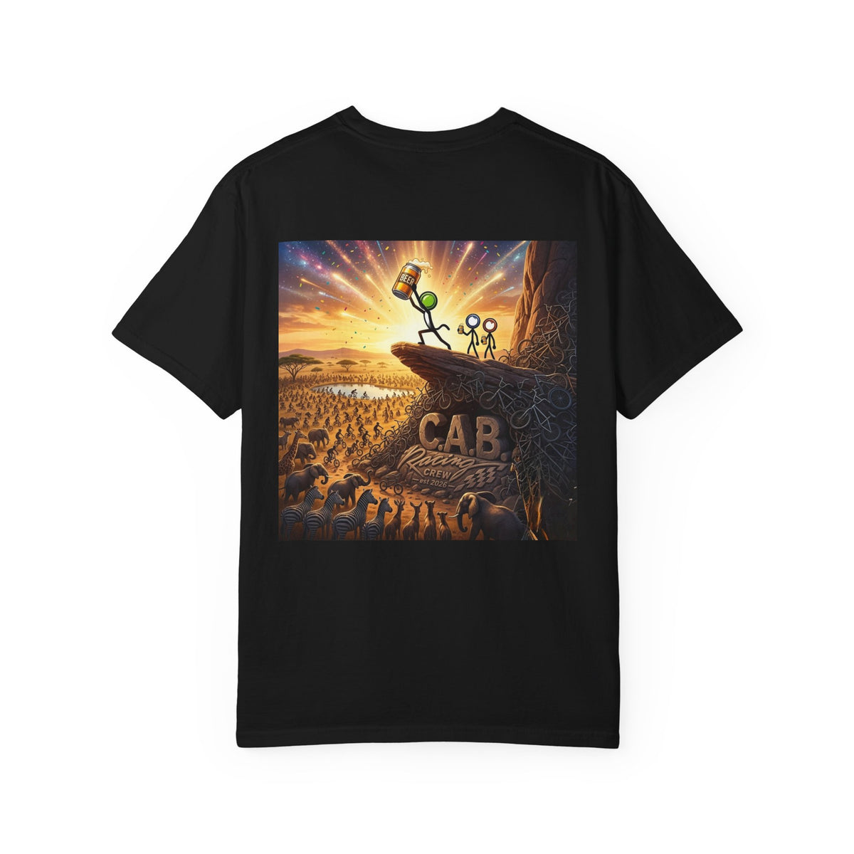 Racing Crew T‑Shirt — C.A.B. Racing Lion King Graphic Tee