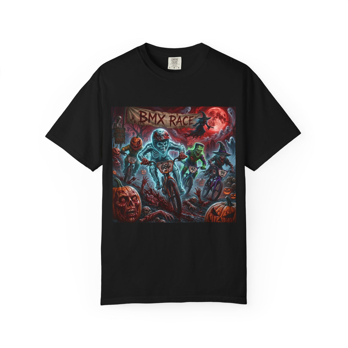 BMX Race C.A.B. Racing Crew - "BMX Race Halloween" Graphic Tee