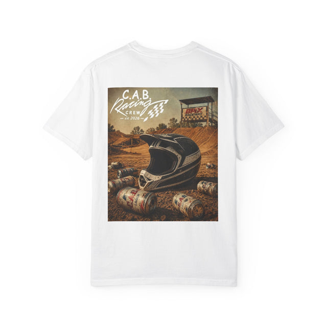 Racing Crew T-Shirt — C.A.B. Racing Helmet Graphic Tee