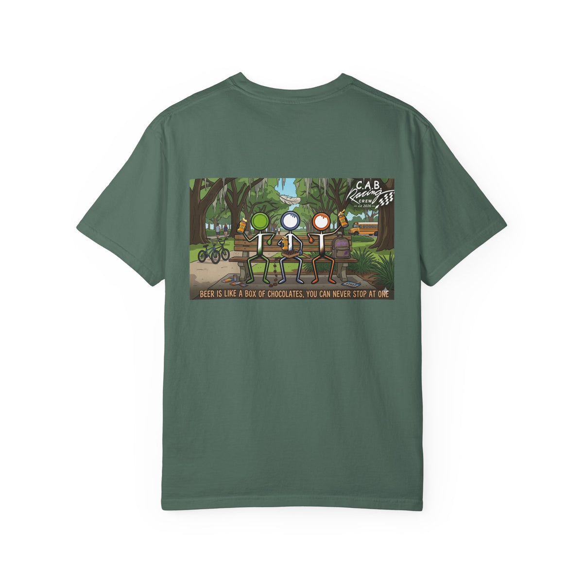 Racing Crew T-Shirt — C.A.B. Racing "Gump" Graphic Tee