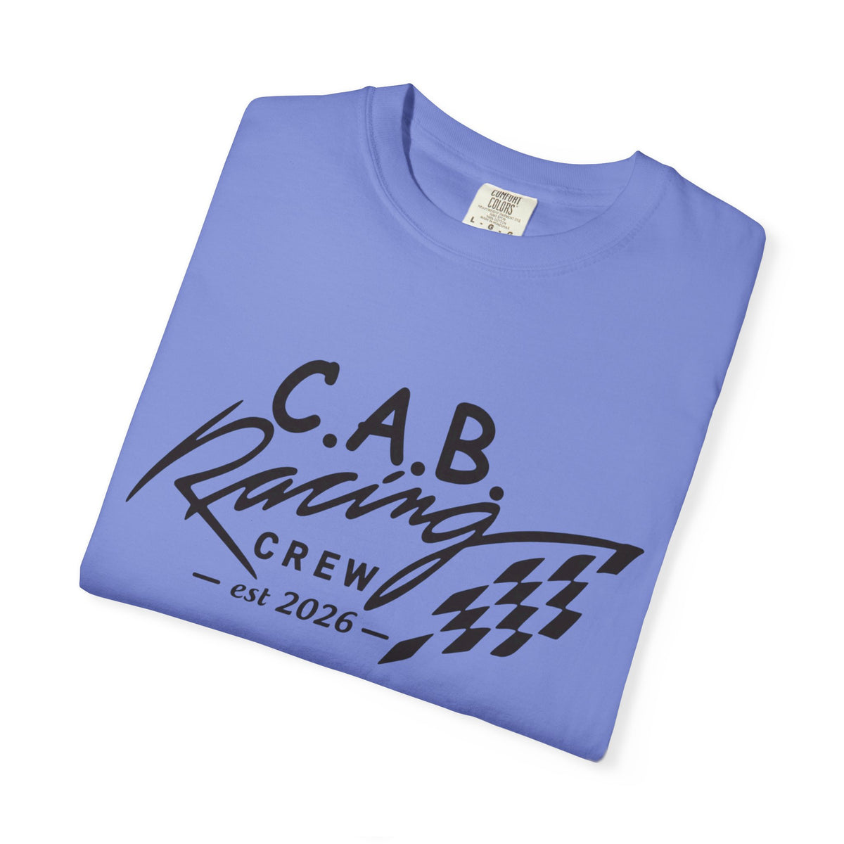 Racing Crew T-Shirt — C.A.B. Racing Helmet Graphic Tee