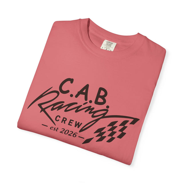 Racing Crew T-Shirt — C.A.B. Racing Helmet Graphic Tee