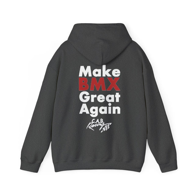 C.A.B. Racing Crew Hoodie - "Make BMX Great Again" Graphic Sweatshirt
