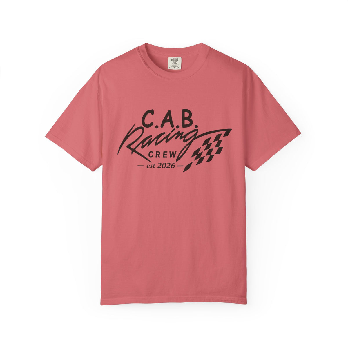 Racing Crew T-Shirt — C.A.B. Racing Helmet Graphic Tee