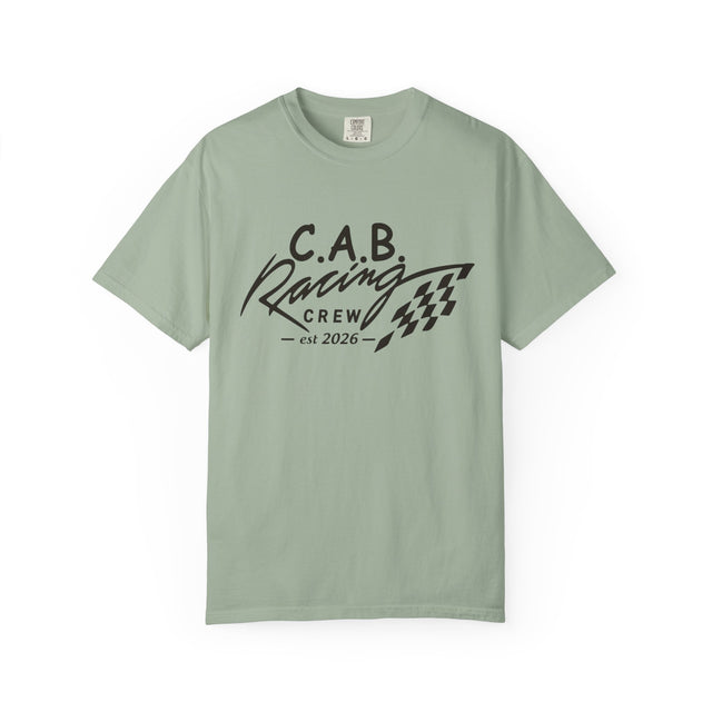 Racing Crew T-Shirt — C.A.B. Racing Helmet Graphic Tee