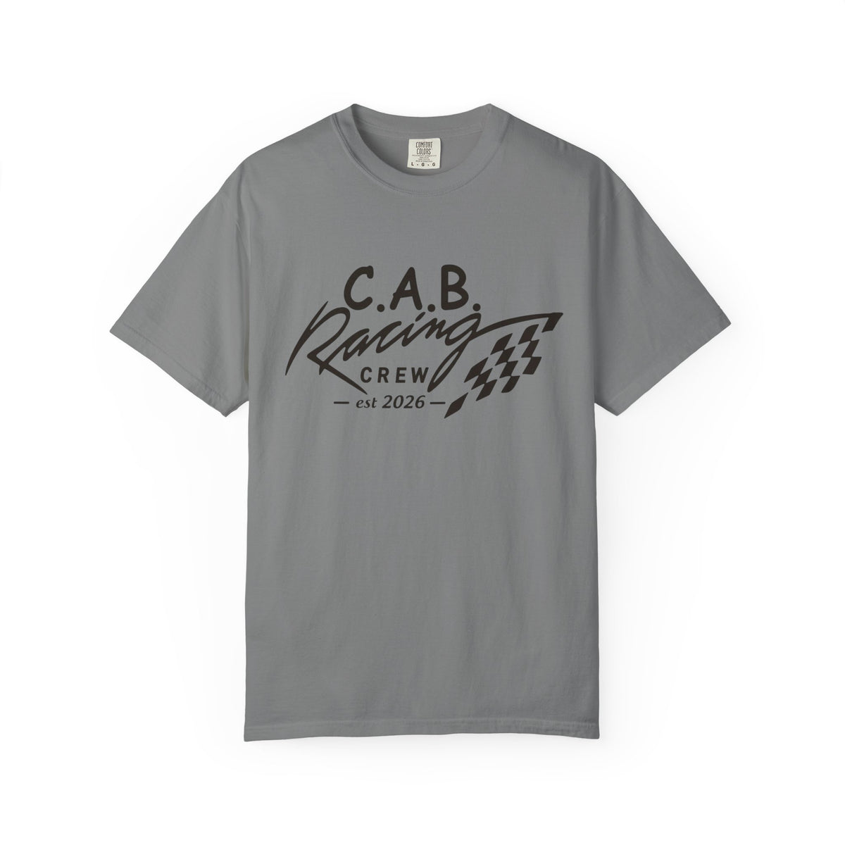 Racing Crew T-Shirt — C.A.B. Racing Helmet Graphic Tee