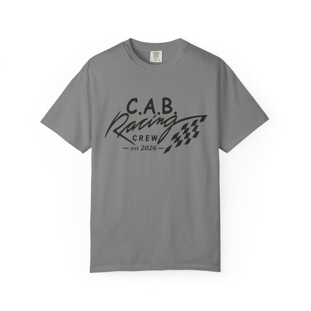 Racing Crew T-Shirt — C.A.B. Racing Helmet Graphic Tee