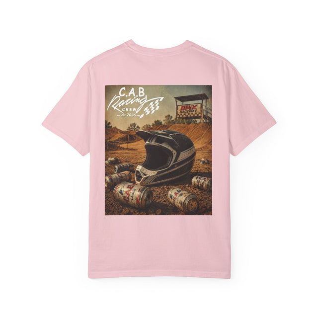 Racing Crew T-Shirt — C.A.B. Racing Helmet Graphic Tee