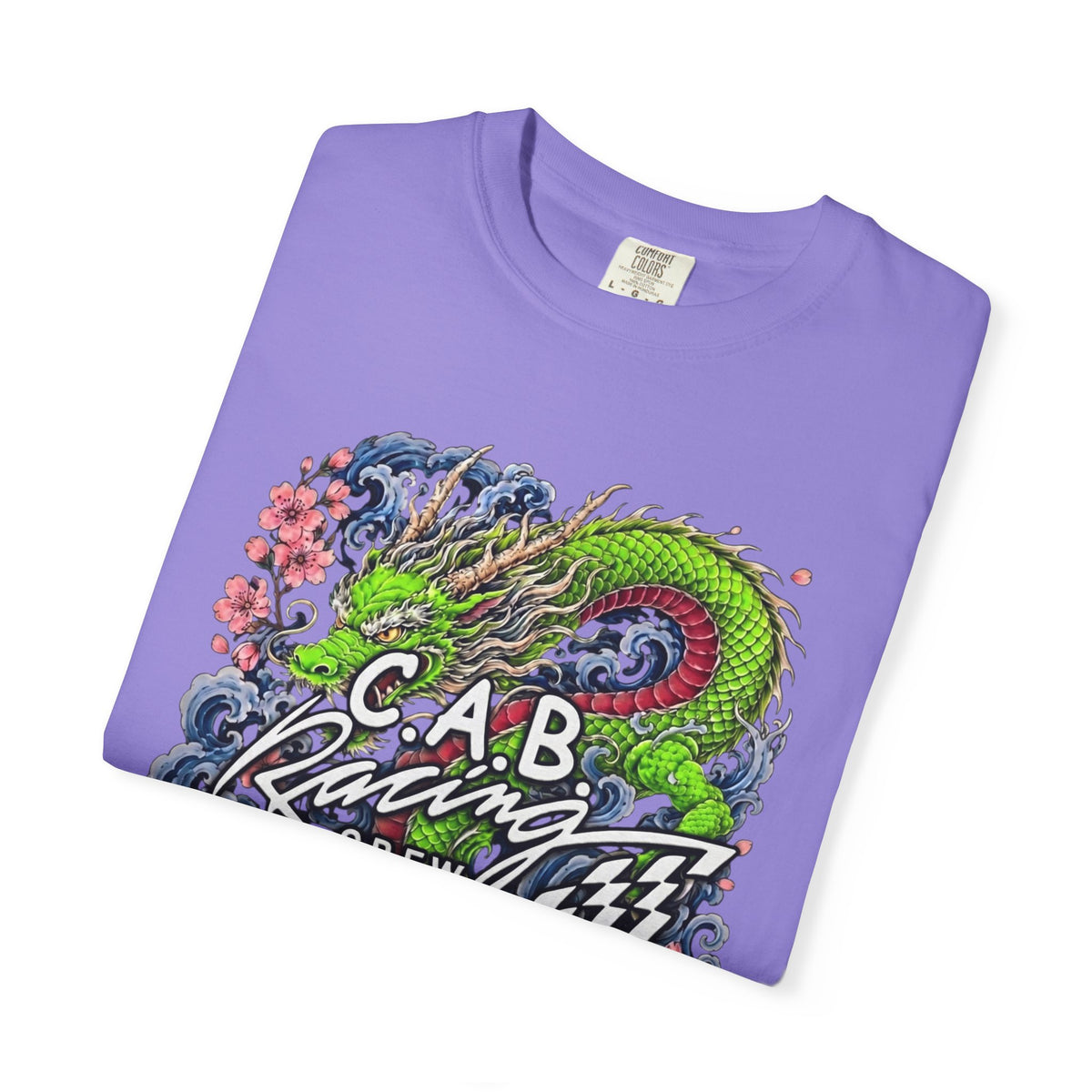 C.A.B. Racing Crew — "Green Dragon & Koi" Graphic tee