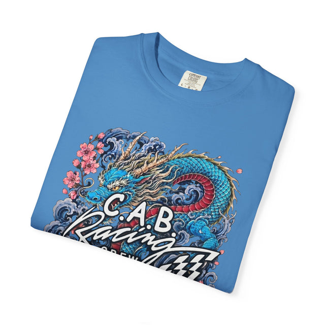 C.A.B. Racing Crew - "Blue Dragon & Koi" Graphic Tee