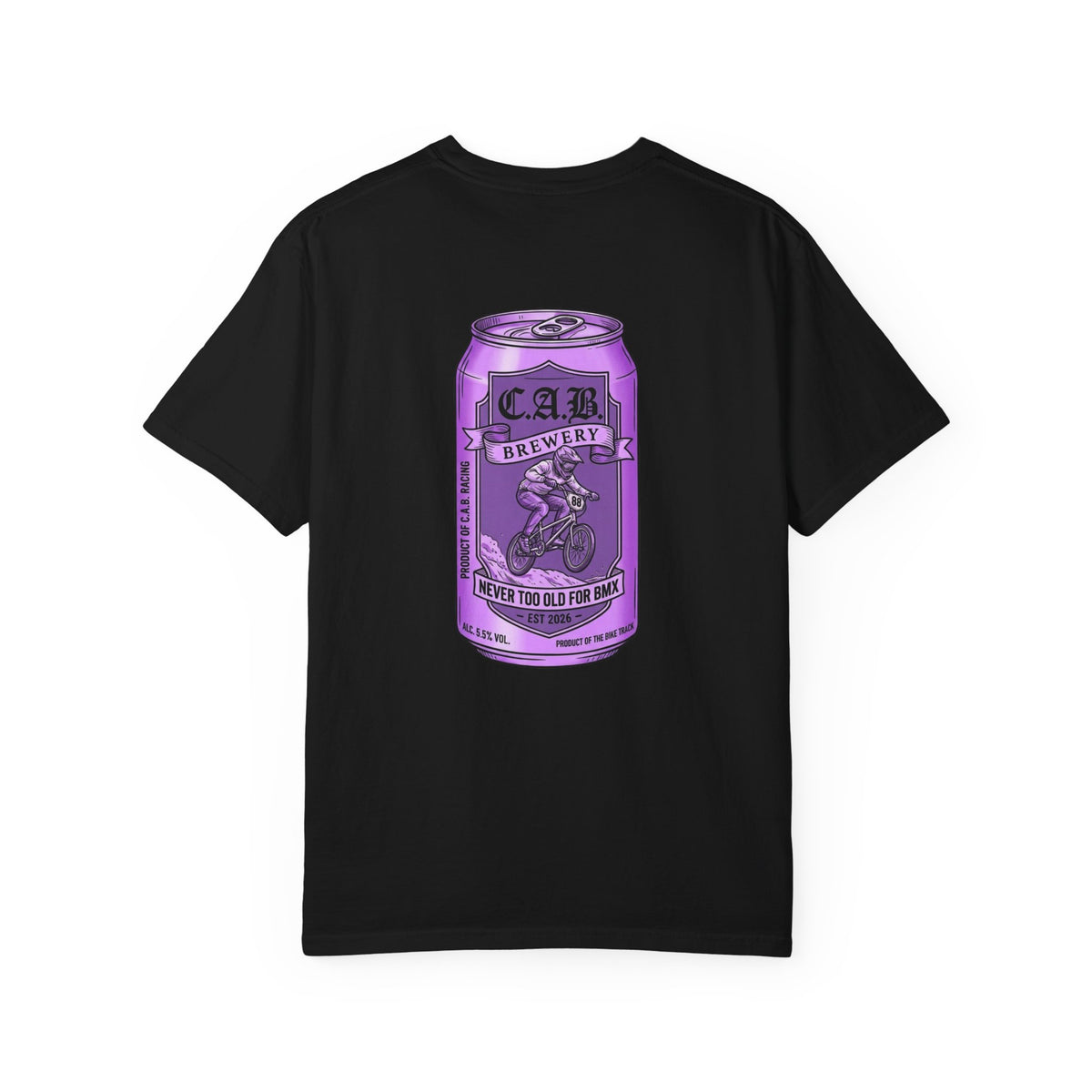 Racing Crew T-Shirt — C.A.B. Racing "Can" Graphic Tee