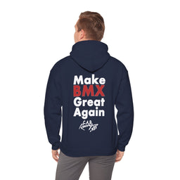 C.A.B. Racing Crew Hoodie - "Make BMX Great Again" Graphic Sweatshirt