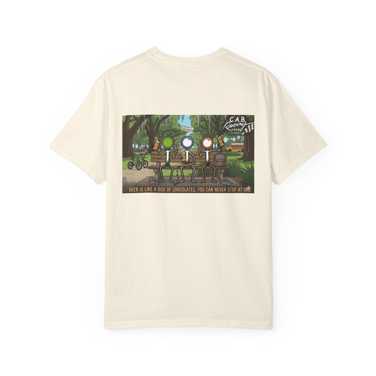 Racing Crew T-Shirt — C.A.B. Racing "Gump" Graphic Tee