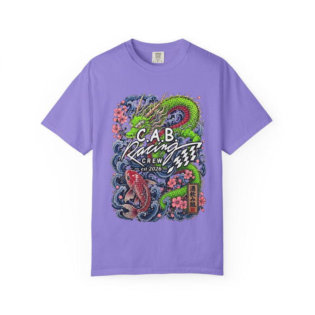 C.A.B. Racing Crew — "Green Dragon & Koi" Graphic tee