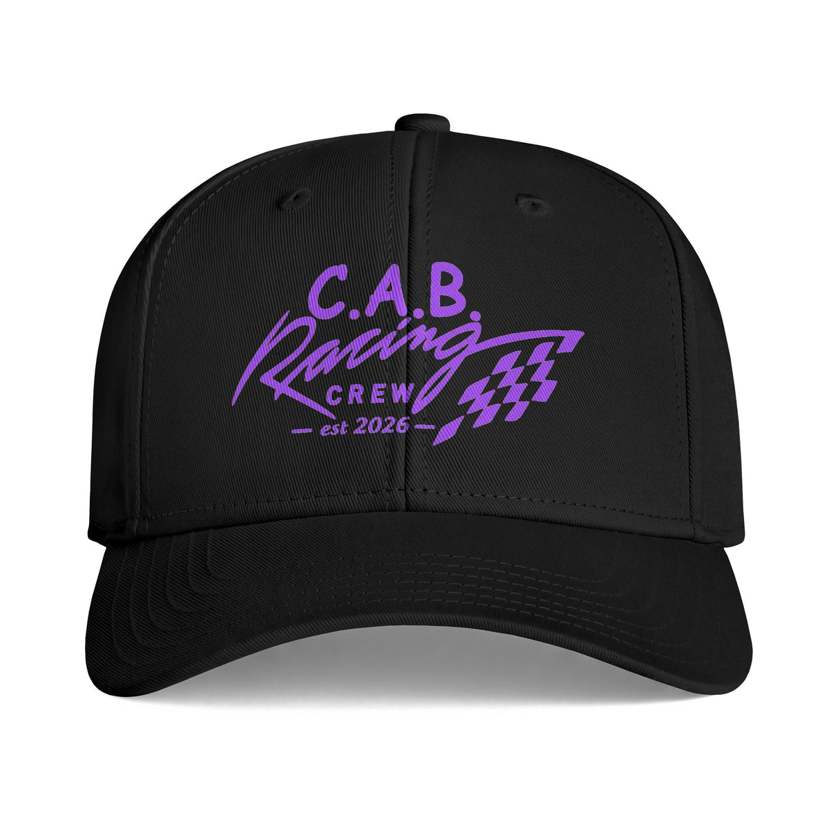C.A.B. Racing Crew Cap – Retro Race Flag Baseball Hat