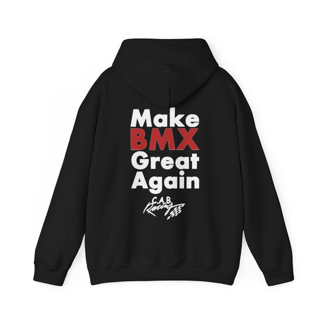 C.A.B. Racing Crew Hoodie - "Make BMX Great Again" Graphic Sweatshirt