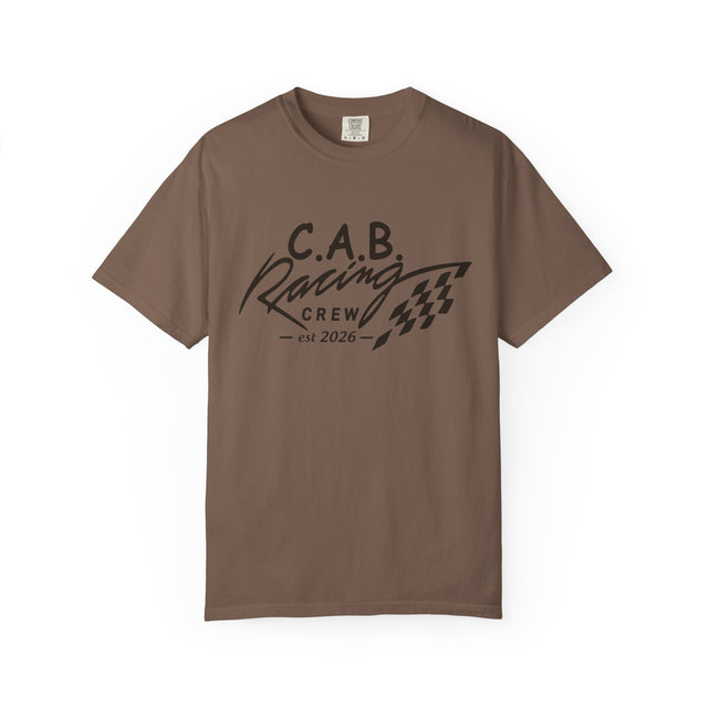 Racing Crew T-Shirt — C.A.B. Racing Helmet Graphic Tee