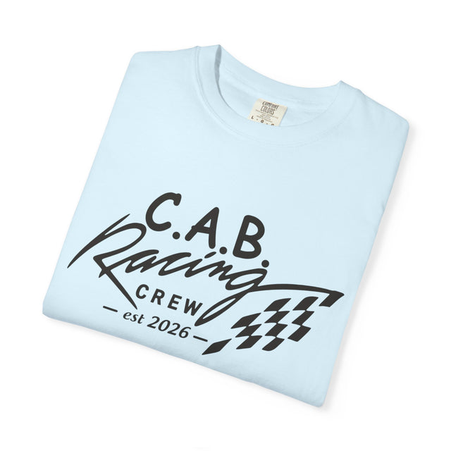 Racing Crew T-Shirt — C.A.B. Racing Helmet Graphic Tee
