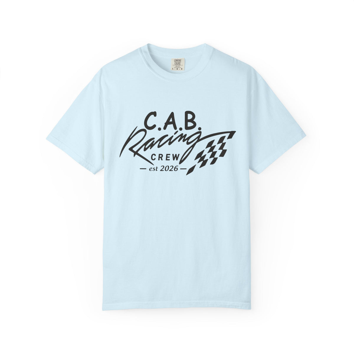 Racing Crew T-Shirt — C.A.B. Racing Helmet Graphic Tee