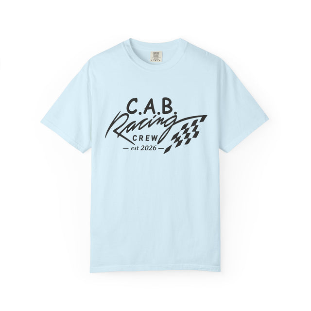 Racing Crew T-Shirt — C.A.B. Racing Helmet Graphic Tee