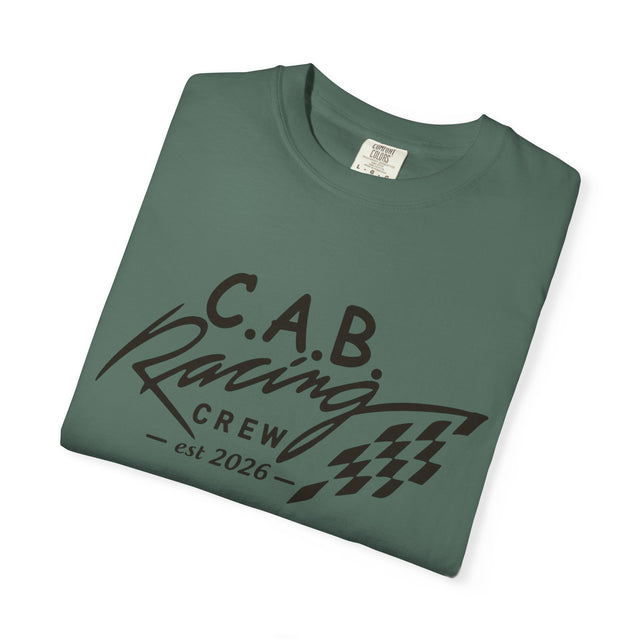 Racing Crew T-Shirt — C.A.B. Racing Helmet Graphic Tee