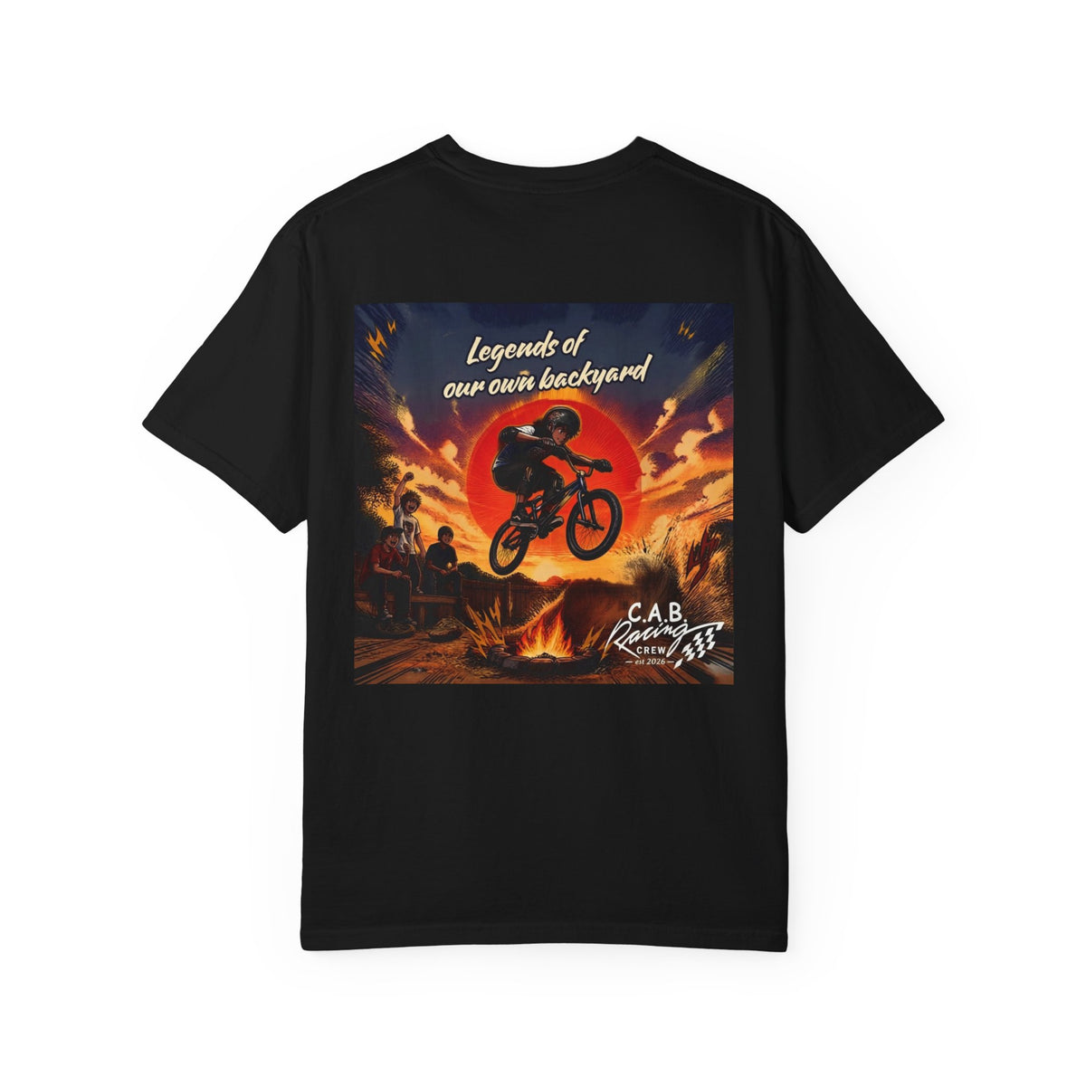Racing Crew T-Shirt — “C.A.B Racing Crew” Legends of our own backyard Graphic Tee