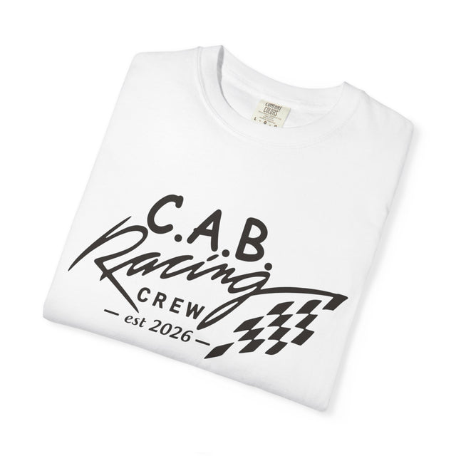 Racing Crew T-Shirt — C.A.B. Racing Helmet Graphic Tee