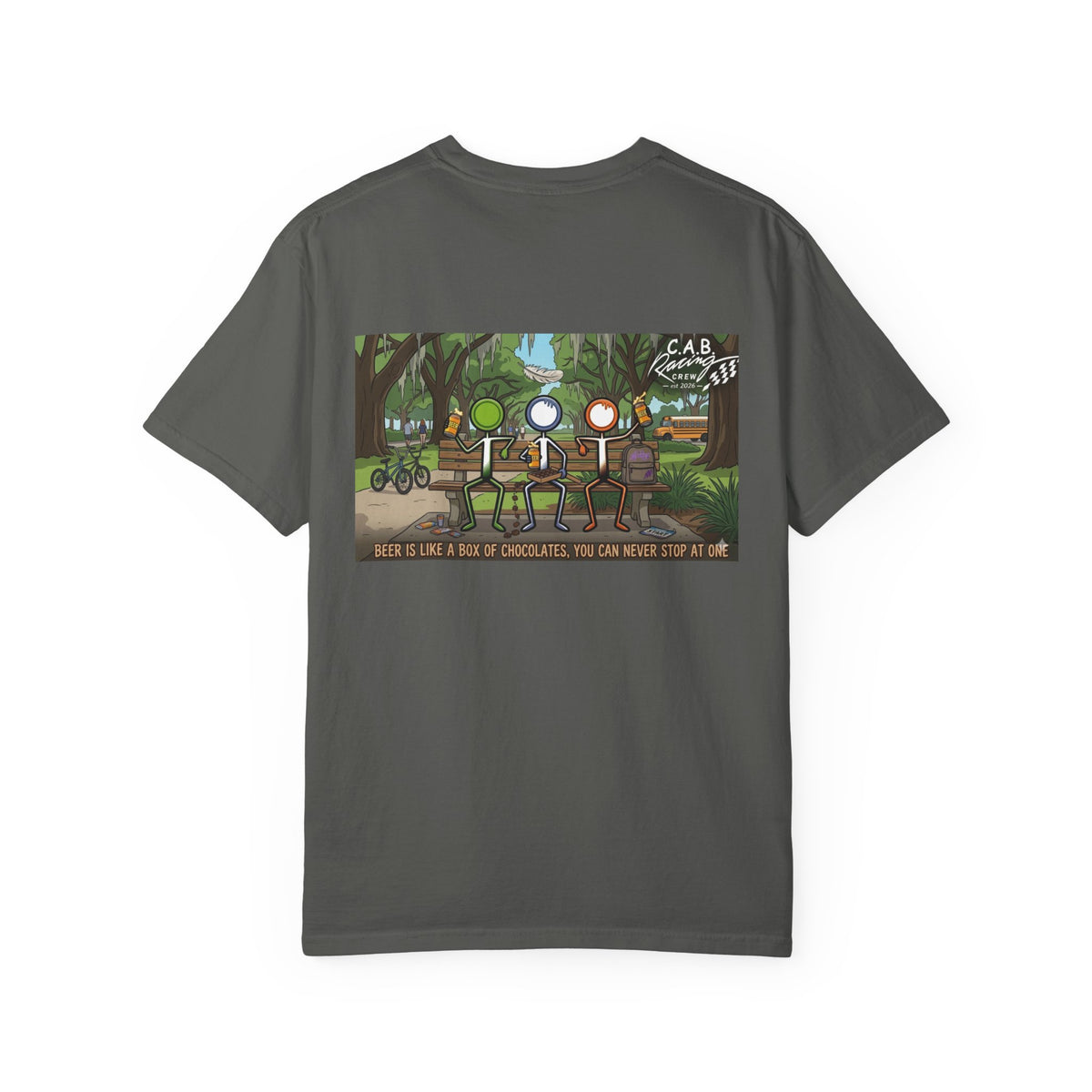 Racing Crew T-Shirt — C.A.B. Racing "Gump" Graphic Tee