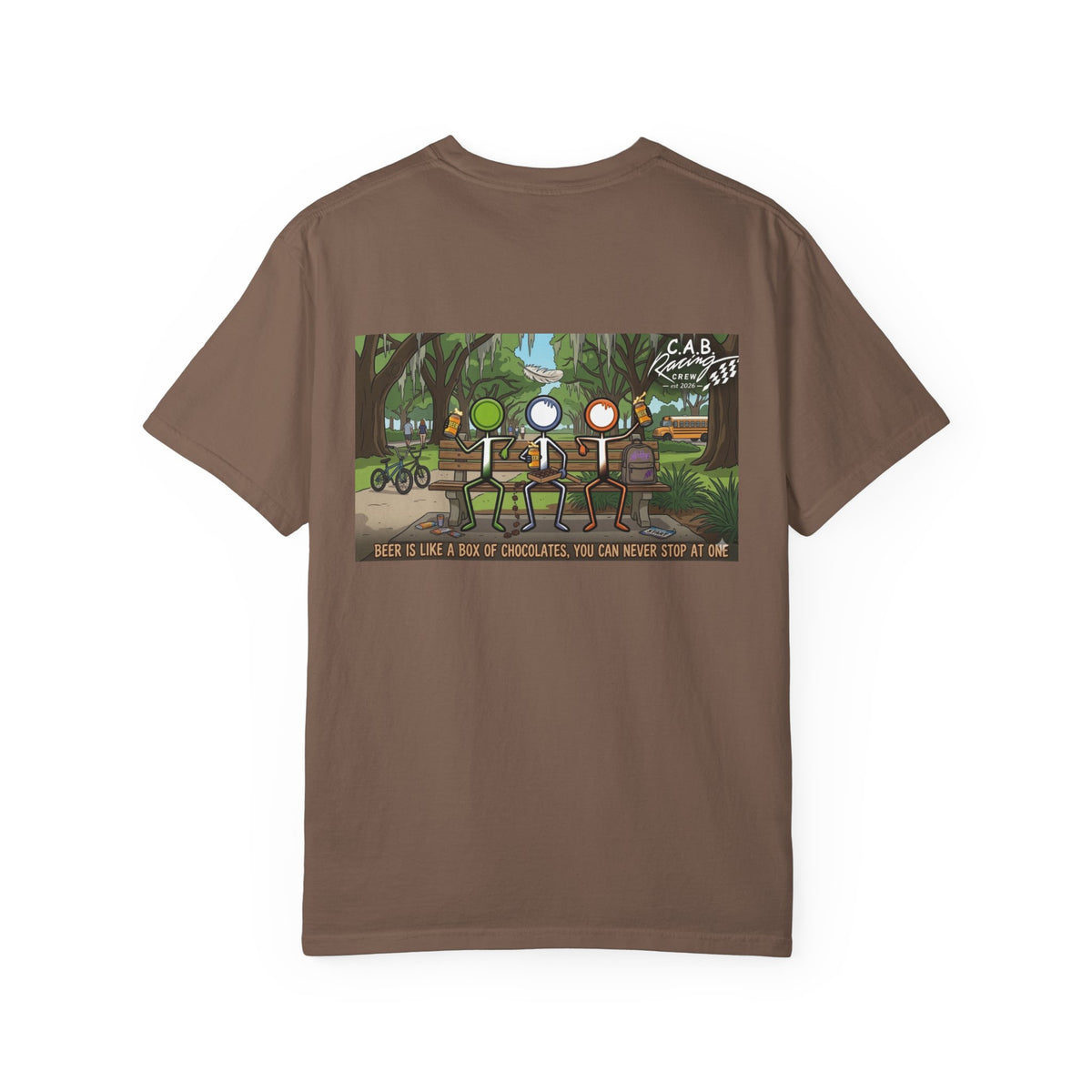 Racing Crew T-Shirt — C.A.B. Racing "Gump" Graphic Tee