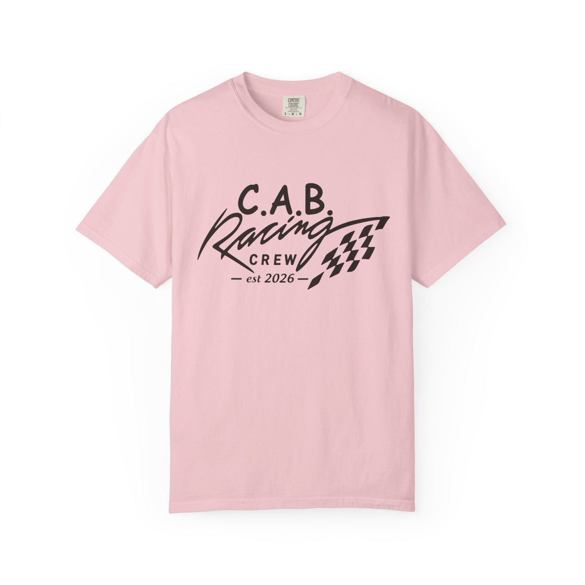 Racing Crew T-Shirt — C.A.B. Racing Helmet Graphic Tee