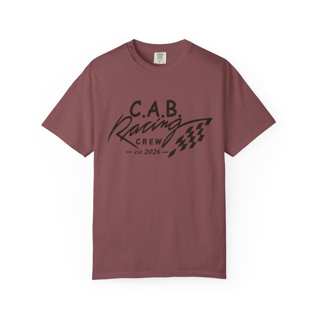 Racing Crew T-Shirt — C.A.B. Racing Helmet Graphic Tee
