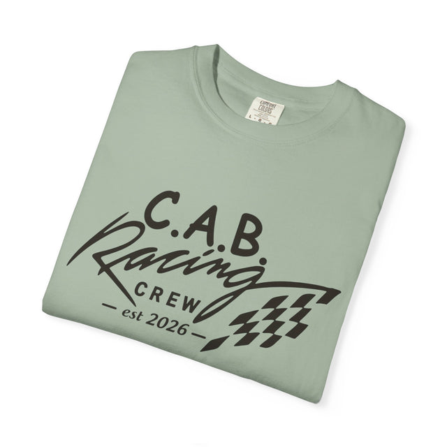 Racing Crew T-Shirt — C.A.B. Racing Helmet Graphic Tee