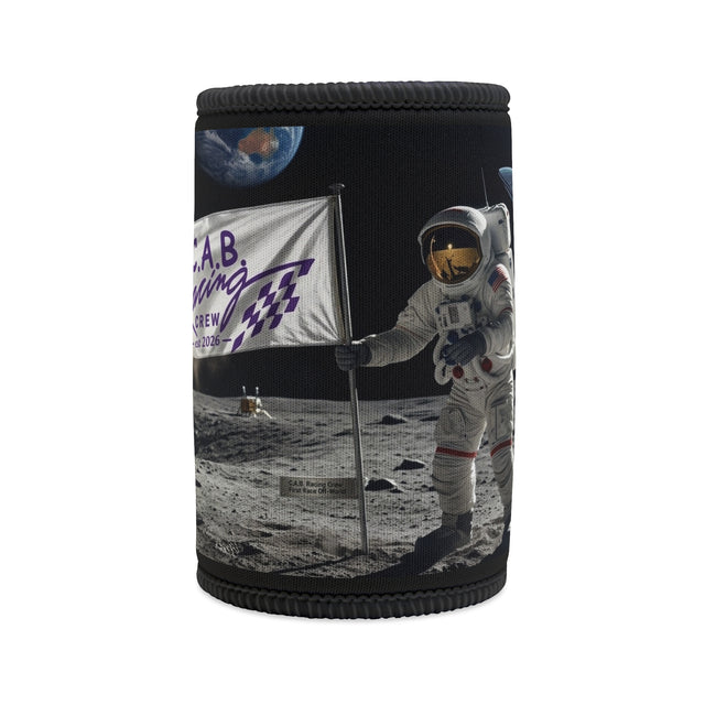 Stubby Cooler — "Moon Landing" C.A.B. Racing Crew Can Cooler