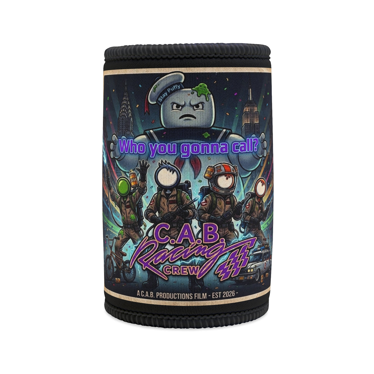 Stubby Cooler - "Ghostbusters" C.A.B. Can cooler