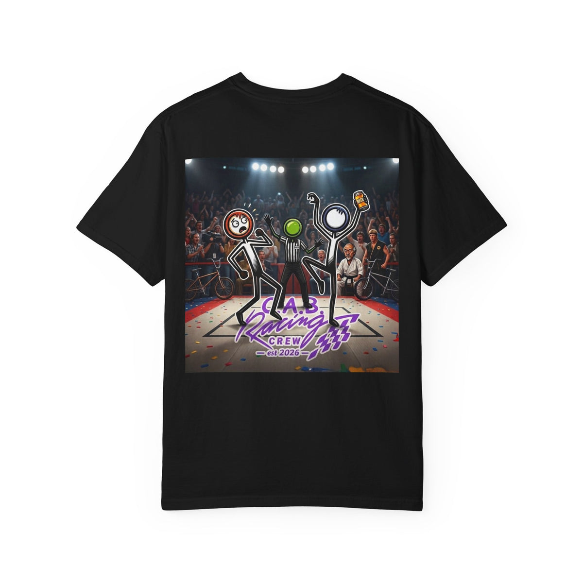 C.A.B. Racing Crew T-Shirt — "Karate Kid" Graphic Tee