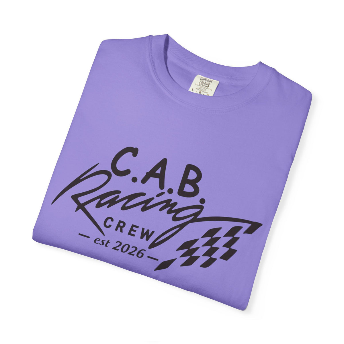 Racing Crew T-Shirt — C.A.B. Racing Helmet Graphic Tee