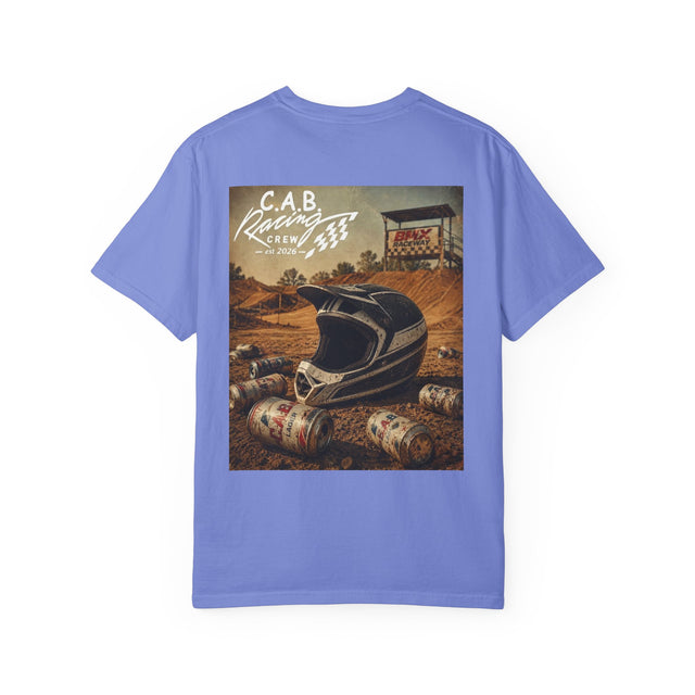 Racing Crew T-Shirt — C.A.B. Racing Helmet Graphic Tee