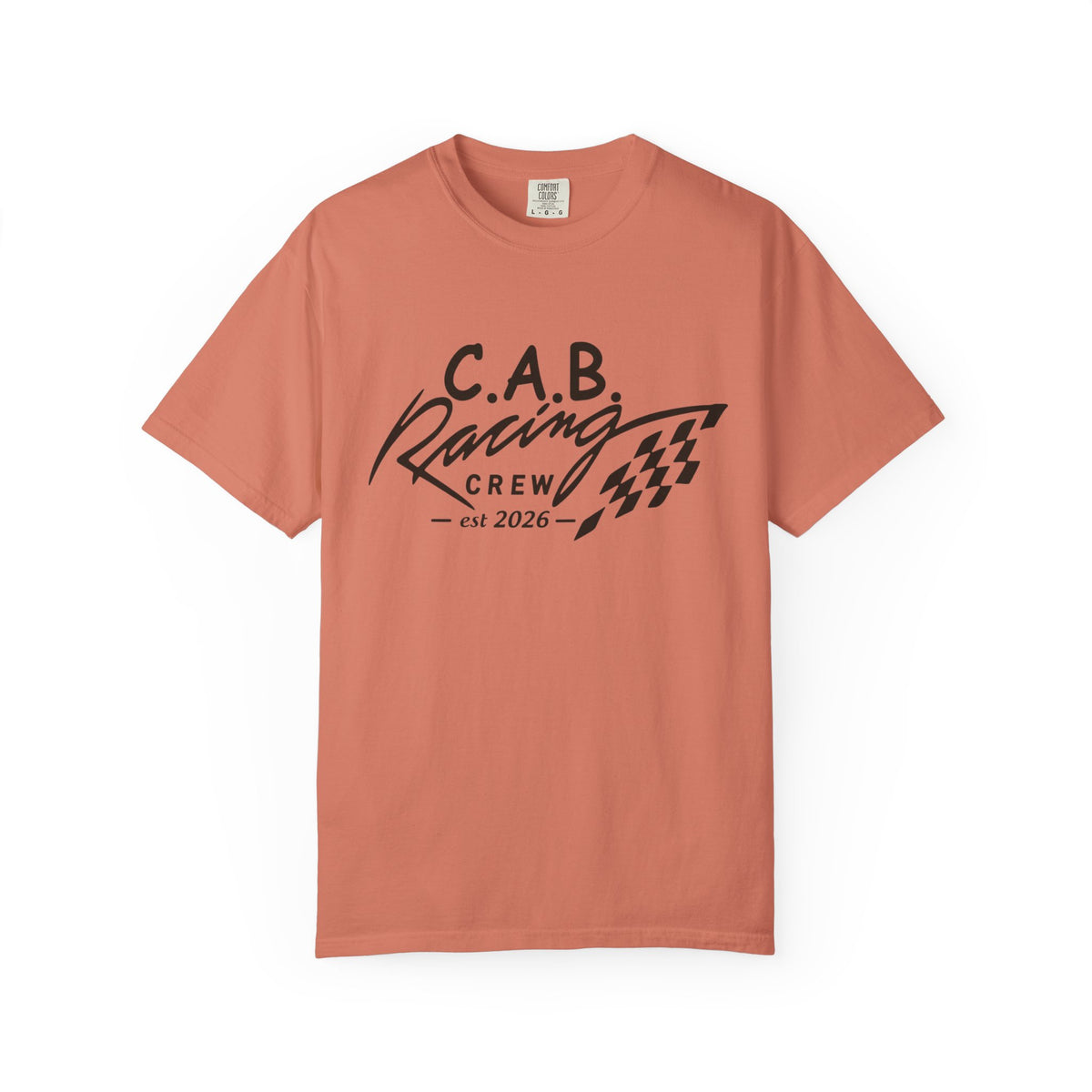 Racing Crew T-Shirt — C.A.B. Racing Helmet Graphic Tee