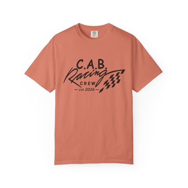 Racing Crew T-Shirt — C.A.B. Racing Helmet Graphic Tee