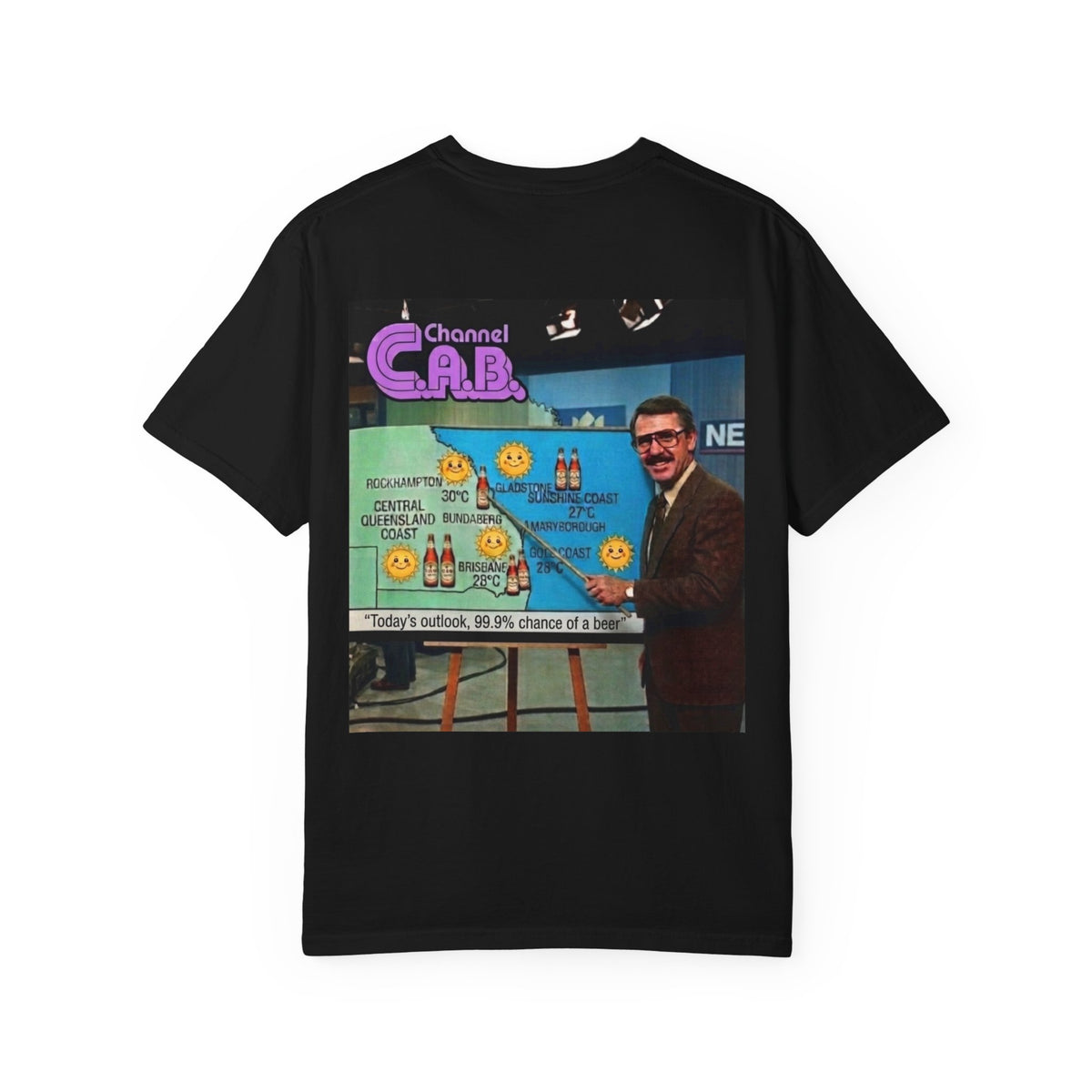 C.A.B. Racing Crew - "Weather man" Graphic T-Shirt