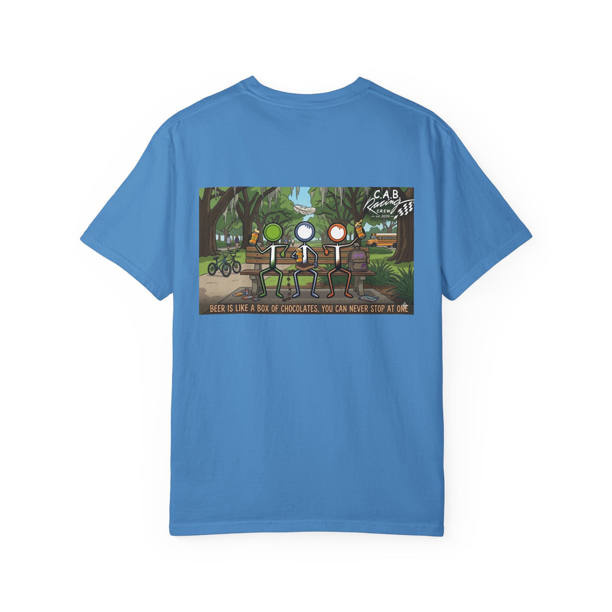 Racing Crew T-Shirt — C.A.B. Racing "Gump" Graphic Tee