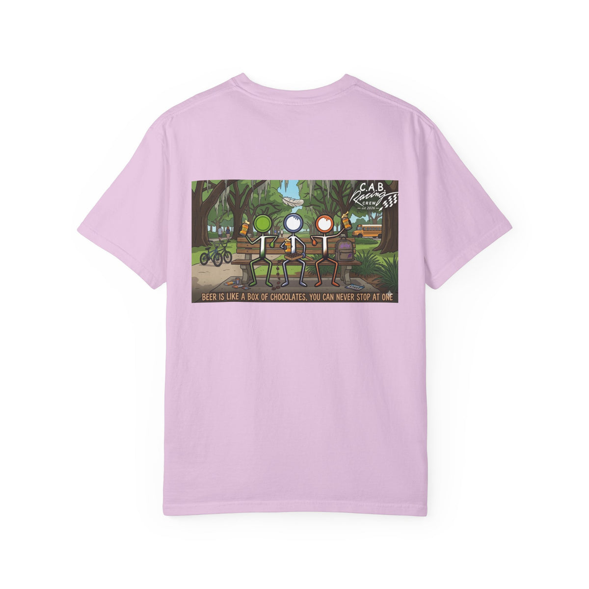 Racing Crew T-Shirt — C.A.B. Racing "Gump" Graphic Tee