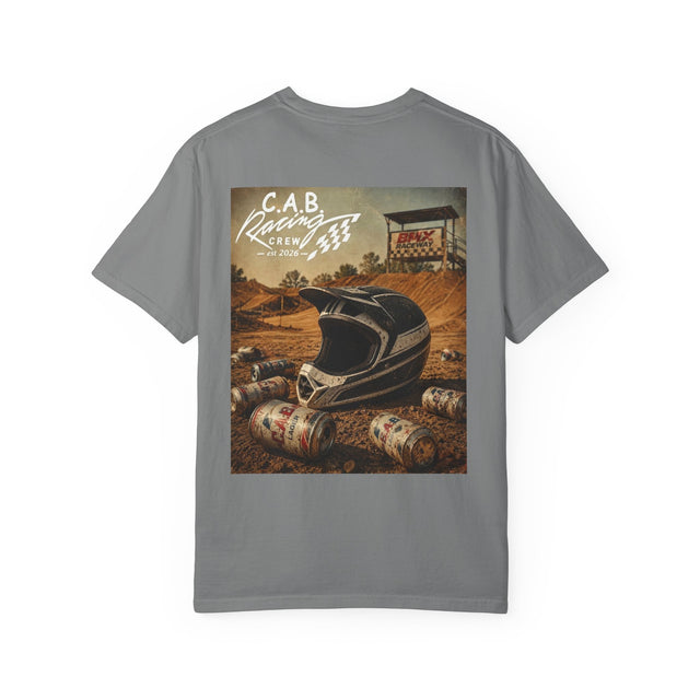 Racing Crew T-Shirt — C.A.B. Racing Helmet Graphic Tee