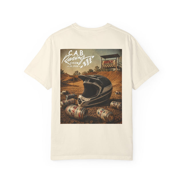 Racing Crew T-Shirt — C.A.B. Racing Helmet Graphic Tee